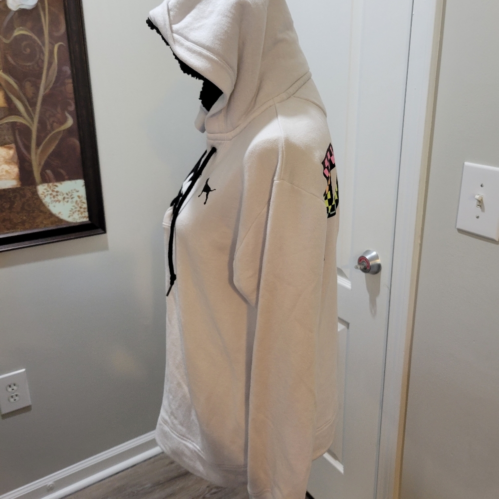 RARE VS PINK SHERPA LINED CHECKER HOODIE - Picture 5 of 10
